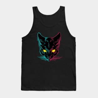 Cyber Demon Cat Tank Top